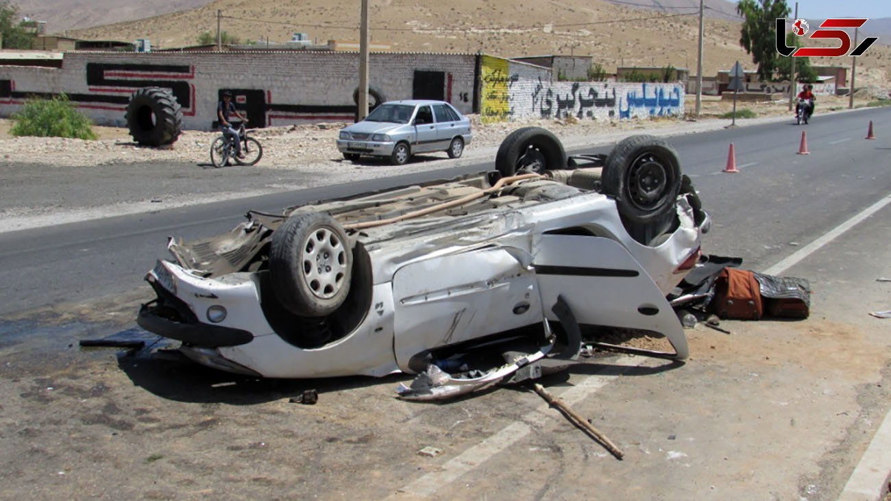 2 کشته و زخمی در واژگونی پژو ۲۰۶ در خمین  