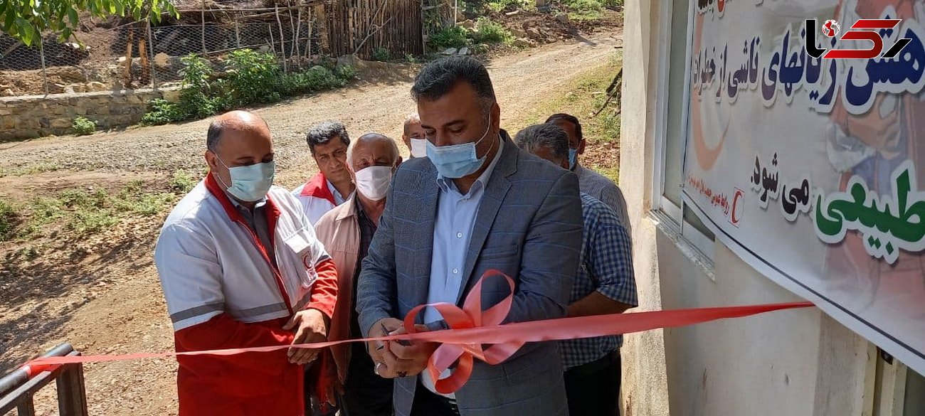 افتتاح خانه هلال و مدیریت بحران روستایی در روستای پاجی بخش دودانگه ساری