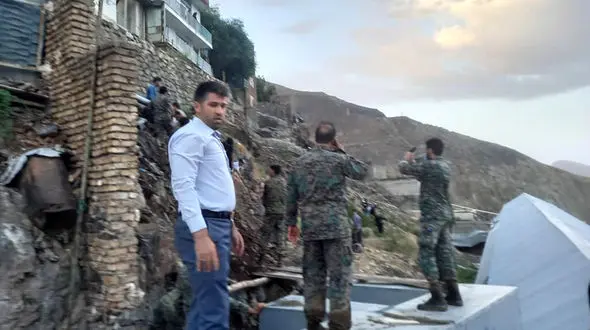 حضور به موقع پلیس در مناطق سیل زده تهران