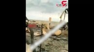 اولین فیلم از داخل پایگاه عین الاسد بعد از حمله موشکی سپاه ایران + عکس