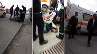 انفجار پمپ گاز اتوبان پاسداران تبریز+ فیلم و عکس