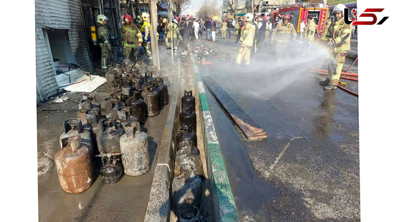 فاجعه انفجار ویرانگر در انبار سیلندر گاز در شرق تهران /آتش نشانی به موقع رسید