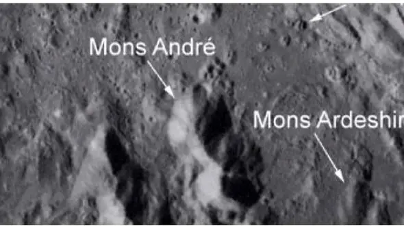 نام گذاری کوهی در ماه به نام اردشیر اول پادشاه هخامنشی