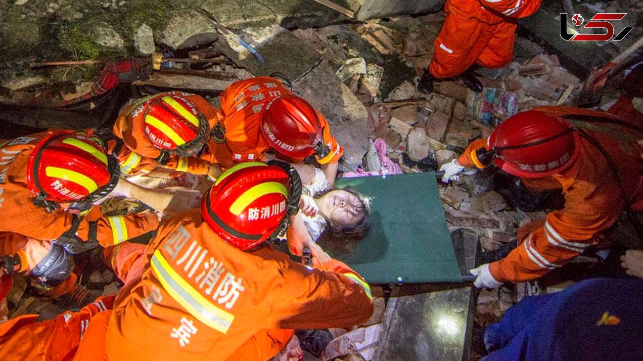 آمار جان باختگان زلزله چین به 11 نفر رسید+عکس
