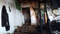 آتش سوزی وحشت آور در 7 خانه روستایی در دارکلاته آزادشهر +عکس