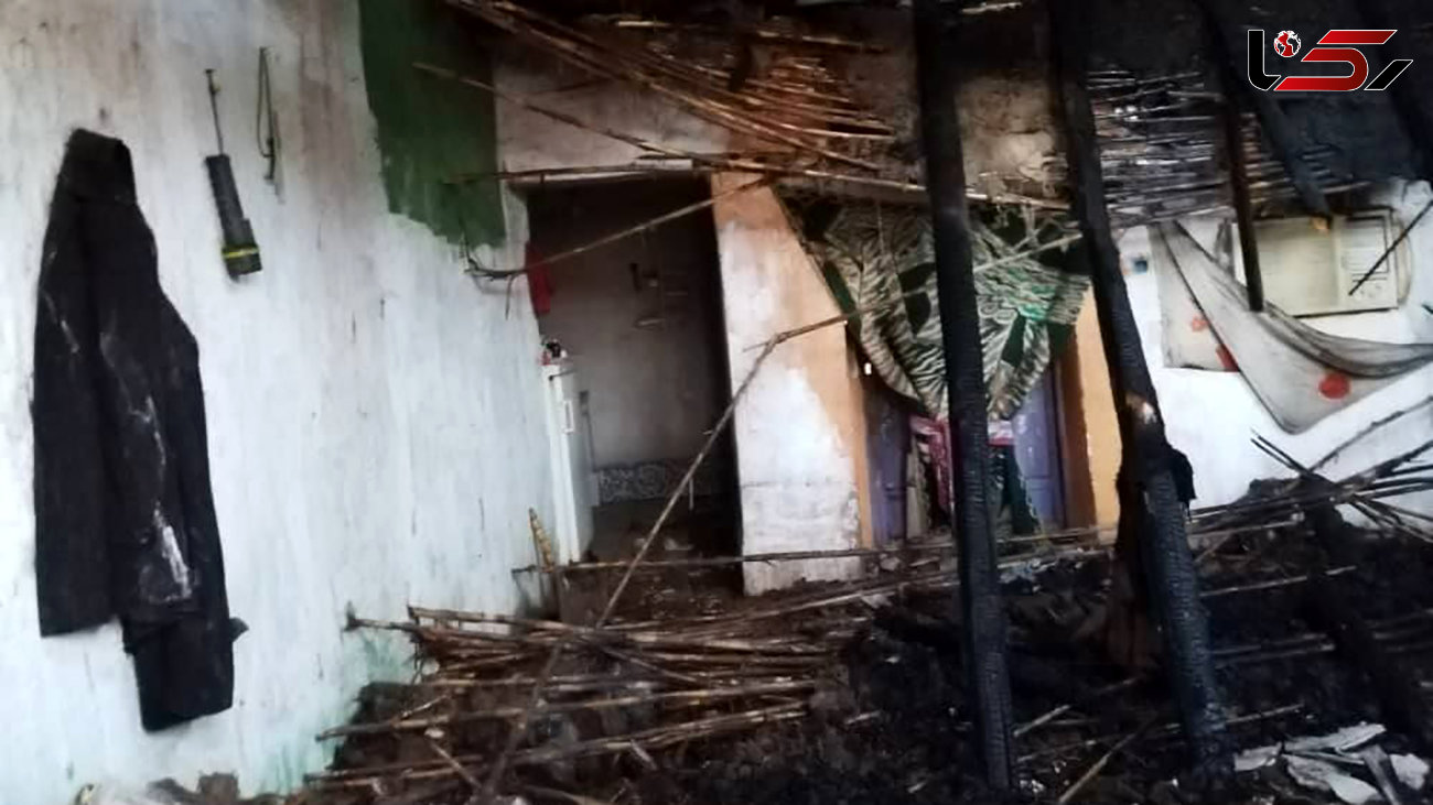 آتش سوزی وحشت آور در 7 خانه روستایی در دارکلاته آزادشهر +عکس