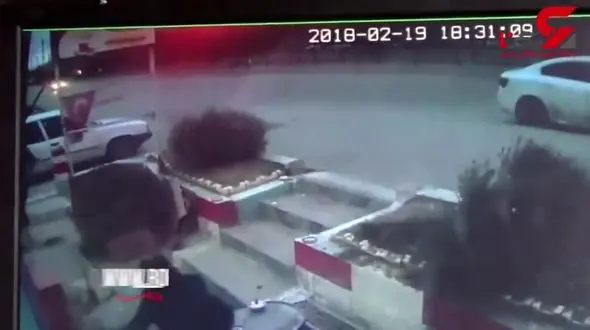 مرگ تکان‌دهنده‌ یک سیگاری! + فیلم