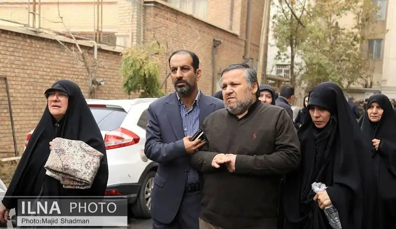 تشیع جنازه خواهر احمدی نژاد 