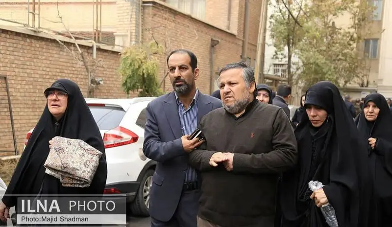 تشیع جنازه خواهر احمدی نژاد 
