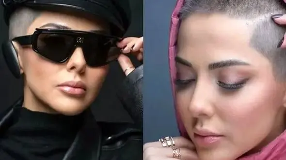 فیلم / تغییر چهره لیلا اوتادی  / خانم بازیگر را با موهایی به رنگ پیازی نمی شناسیدش !