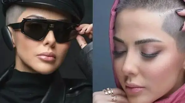فیلم / تغییر چهره لیلا اوتادی  / خانم بازیگر را با موهایی به رنگ پیازی نمی شناسیدش !