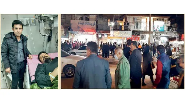 گفتگو با دکتر ملکی گرجی روی تخت بیمارستان / مرد زن نما به او تیراندازی کرد+ فیلم و عکس