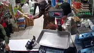 فیلم لحظه حمله مردان قداره کش به هایپرمارکت در خواف خراسان / فیلم حاوی صحنه های دلخراش است