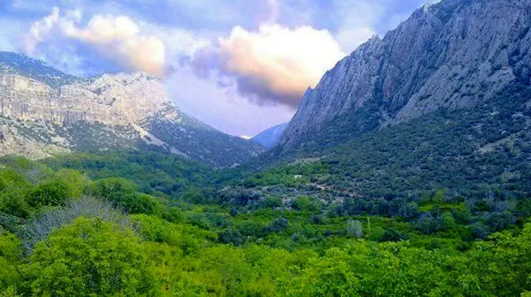 تنگه بوان واقع در نورآباد فارس 