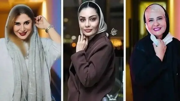 عکس ها /  نگاهی به تیپ و استایل خانم بازیگران /  صحرا اسداللهی ،رابعه اسکویی ،هلیا امامی نسیم ادبی و هامون سیدی در اکران فیلم «مرجان» در پردیس سینمایی کوروش