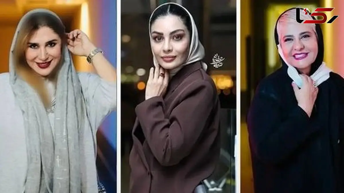 عکس ها /  نگاهی به تیپ و استایل خانم بازیگران /  صحرا اسداللهی ،رابعه اسکویی ،هلیا امامی نسیم ادبی و هامون سیدی در اکران فیلم «مرجان» در پردیس سینمایی کوروش