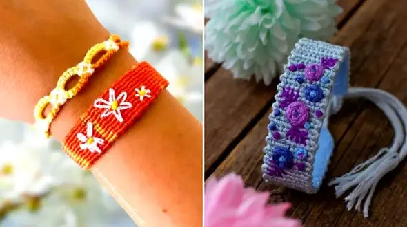زیبایی دستبند بافتنی گل برجسته؛ معرفی 15 مدل شیک برای سلیقه‌ های خاص