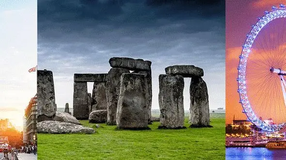 شش مکان معروف از جاذبه های دیدنی انگلستان +تصاویر دیدنی