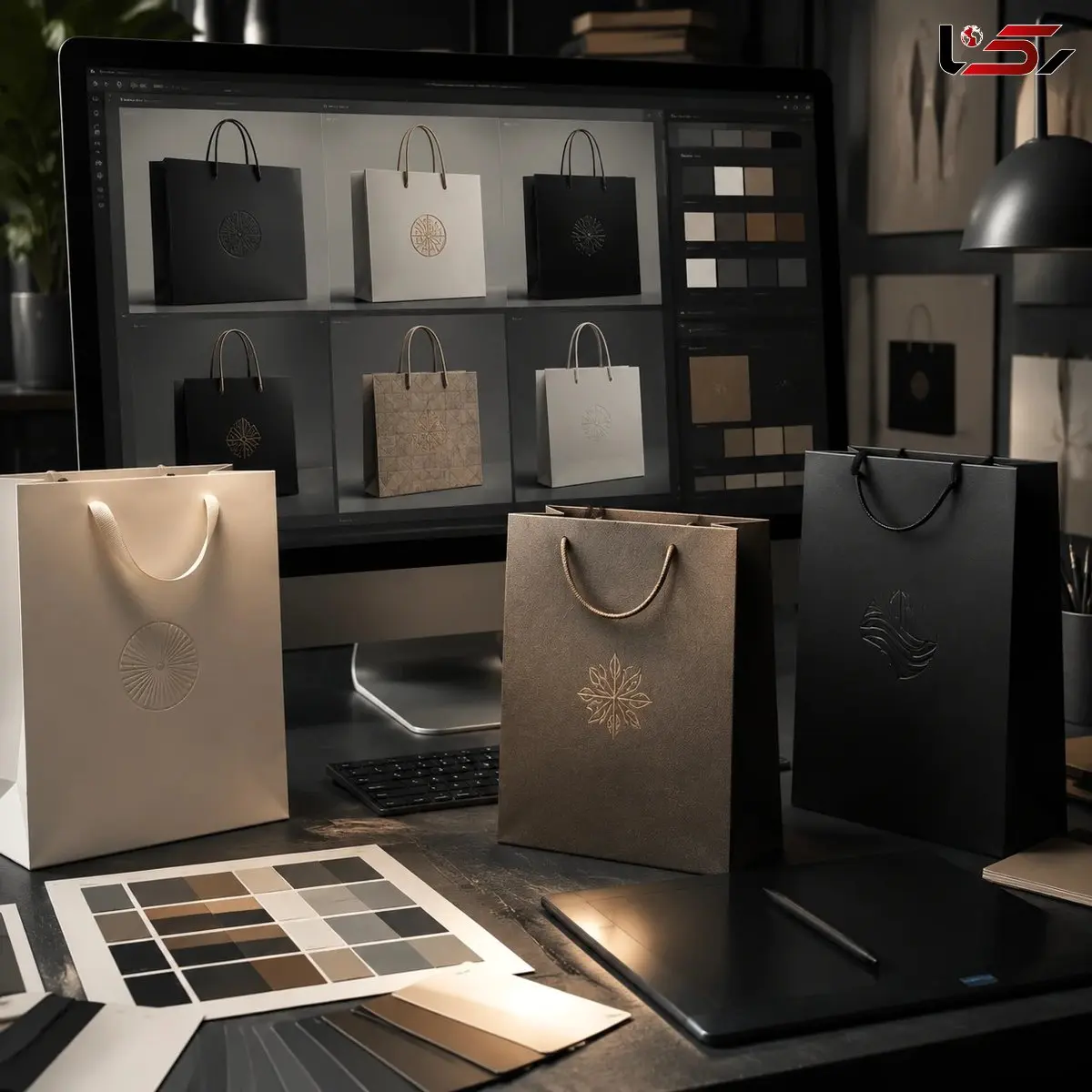 طراحی شاپینگ بگ با هوش مصنوعی