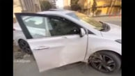 ببینید/ واکنش باورنکردنی راننده بعد از تصادف وحشتناک هیوندای النترا با یک درخت در اهواز! + فیلم