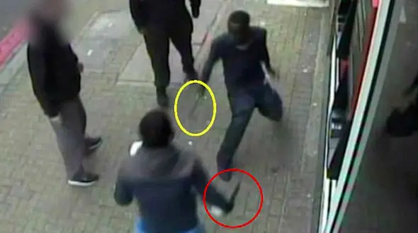 فیلم چاقوکشی در ملاعام /  پلیس در حال تعقیب اعضای باند مخوف + عکس