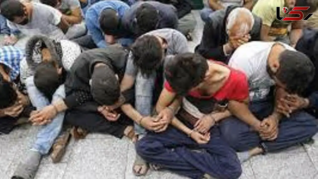 دستگیری 13 سارق  در فیروزآباد +عکس