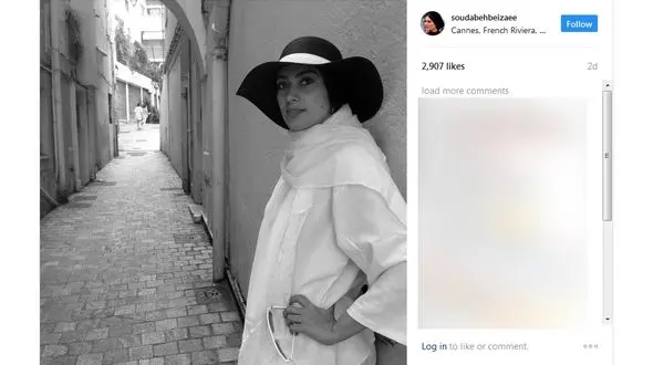 بازیگر معروف در کوچه پس کوچه های کن+ عکس