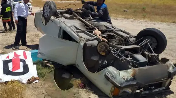 یک کشته بر اثر واژگونی پیکان وانت در جاده شیروان- فاروج