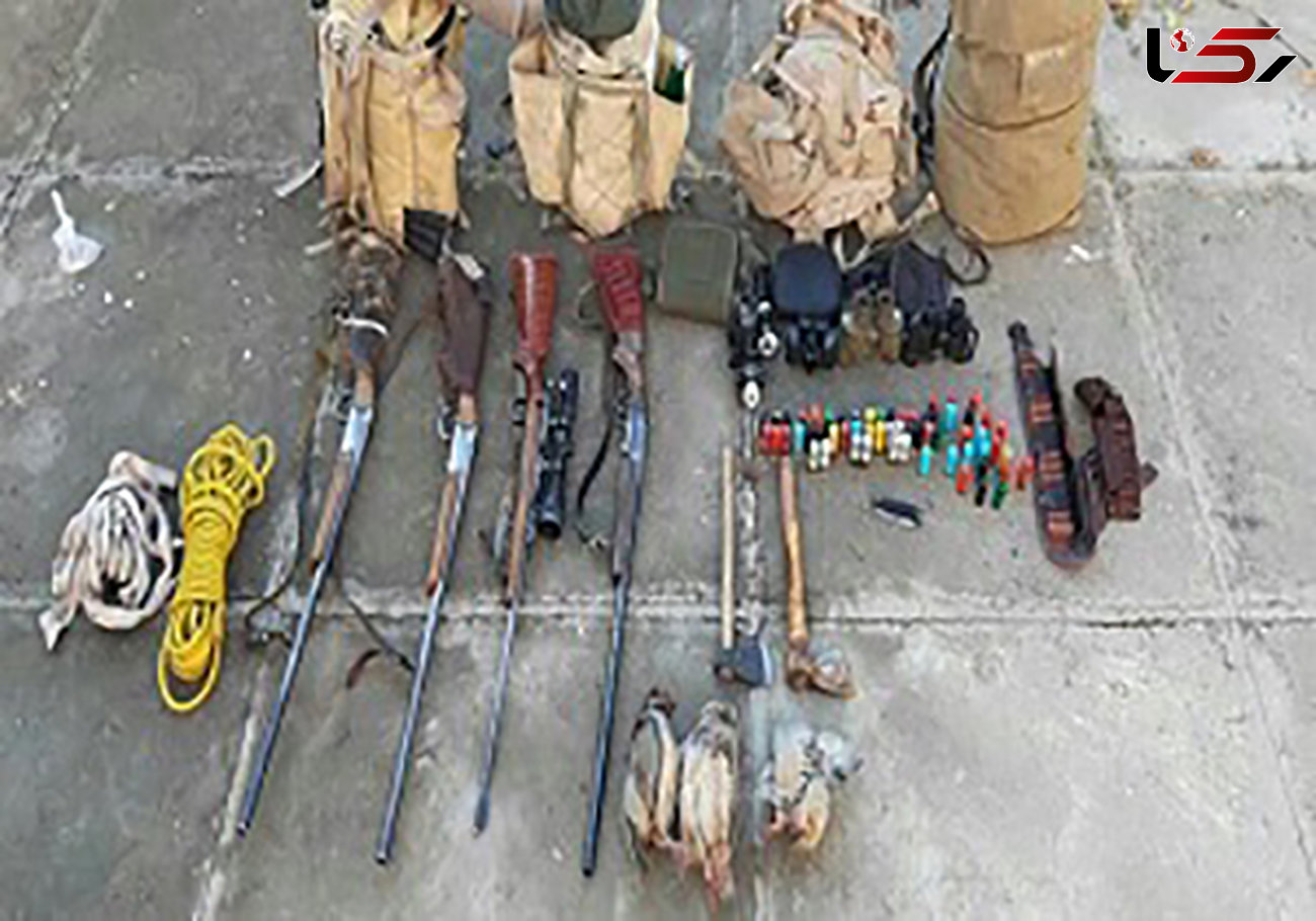 دستگیری ۶ شکارچی غیرمجاز در مازندران