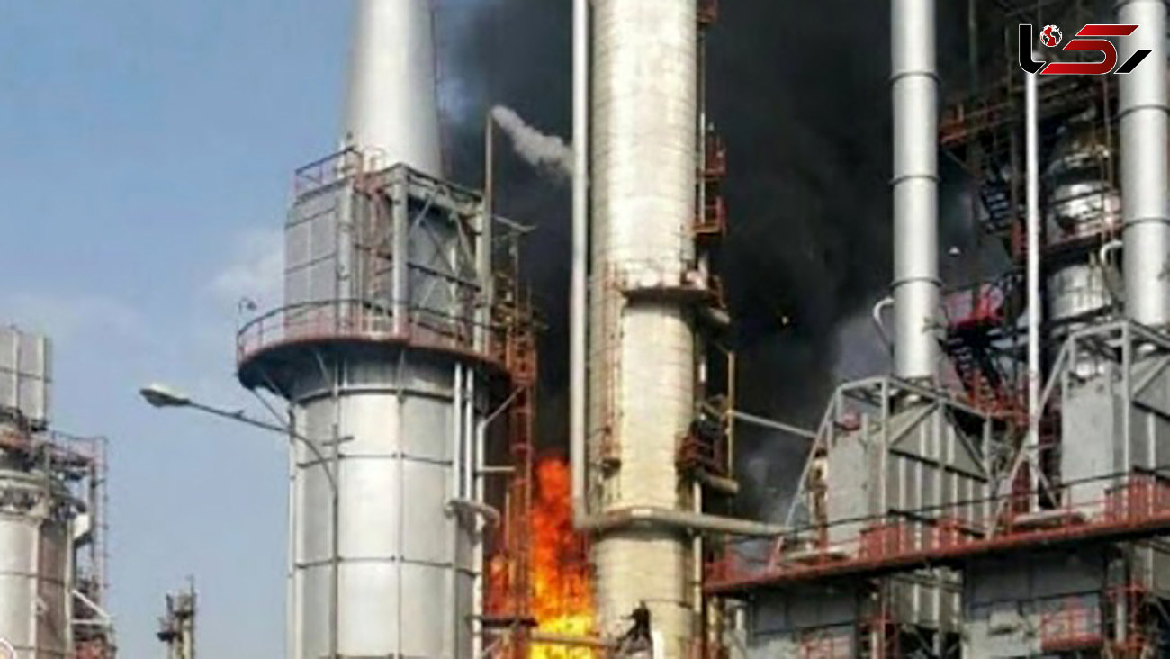 زنده زنده سوختن یک نفر در آتش سوزی پالایشگاه تهران + جزئیات