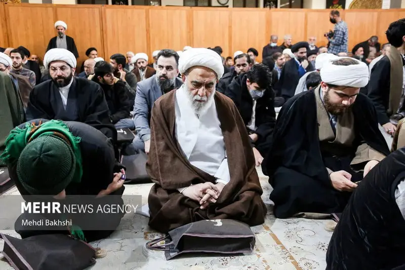 مراسم ختم پسر حجت‌الاسلام کاظم صدیقی در قم