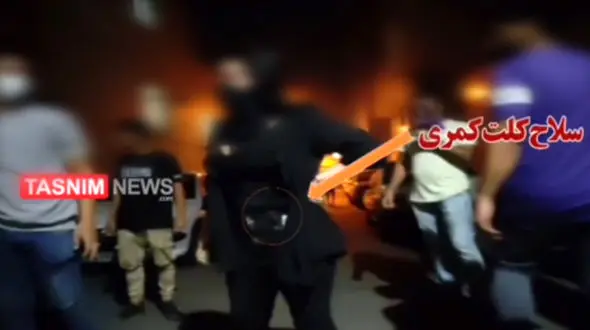 این زن مسلح لیدر اغتشاشات ملارد بود + فیلم