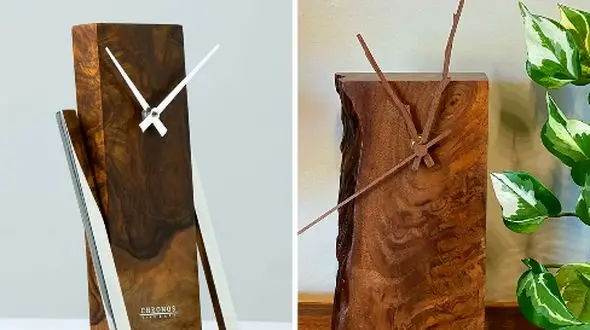 زیباترین مدل‌ های ساعت رومیزی چوبی برای محیط کار و خانه با 15 پیشنهاد خاص