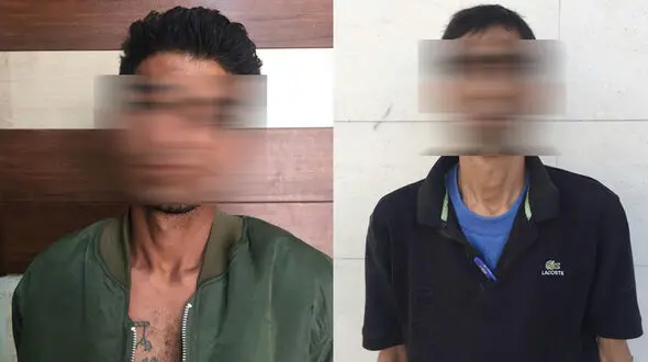 دستگیری 2 سارق حرفه ای لوازم خودرو در آبادان + عکس