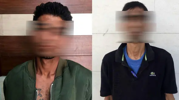 دستگیری 2 سارق حرفه ای لوازم خودرو در آبادان + عکس