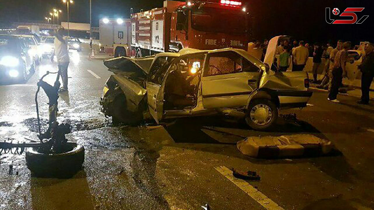 3 کشته و زخمی در تصادف زنجیره ای خیابان صیاد شیرازی مشهد