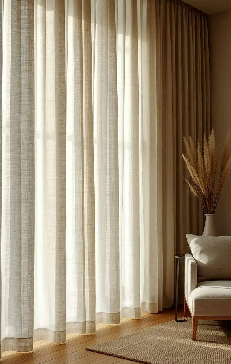 پرده های مینیمال مدرن