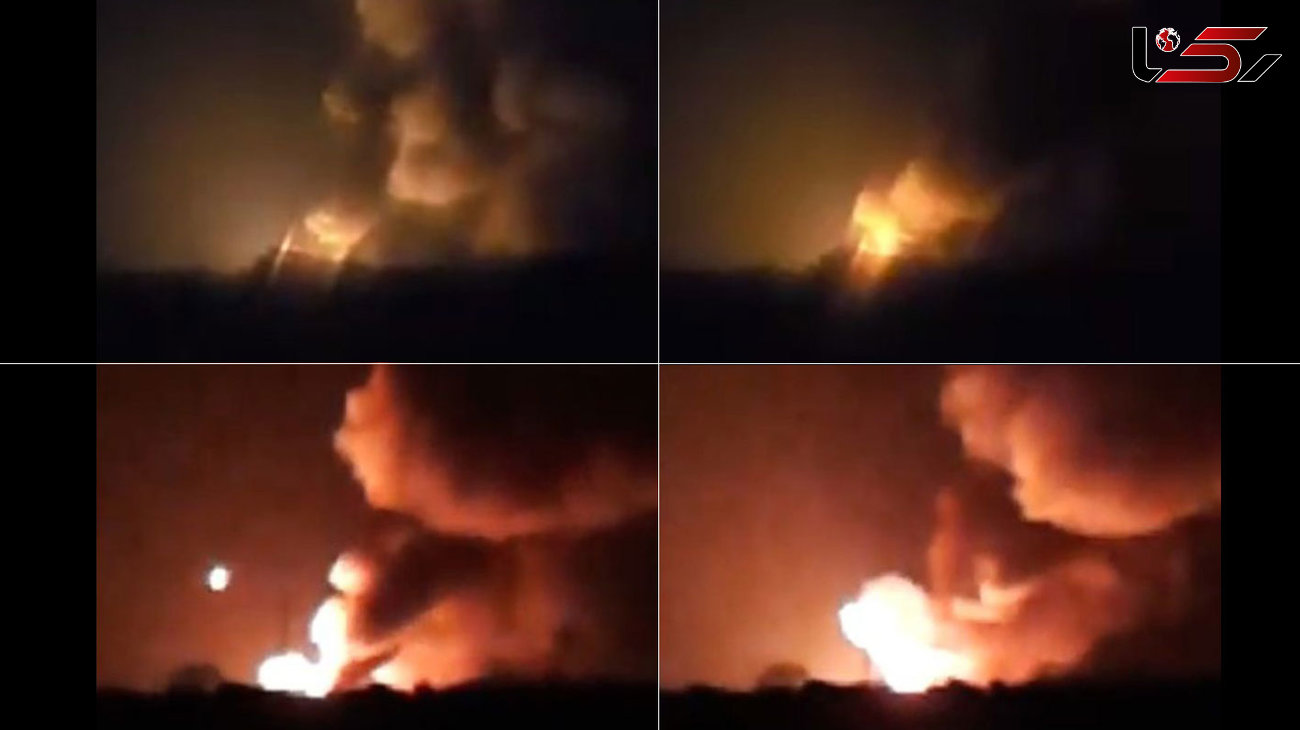 فیلم لحظه انفجارهای بزرگ و پی در پی در انبار سیلندر گاز +تصاویر