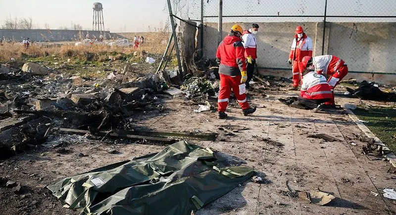 تصاویر : سقوط هواپیمای اوکراینی