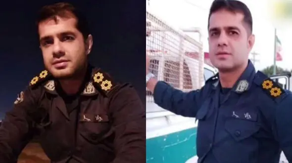 اولین عکس از پلیس شهید در آستانه اشرفیه 