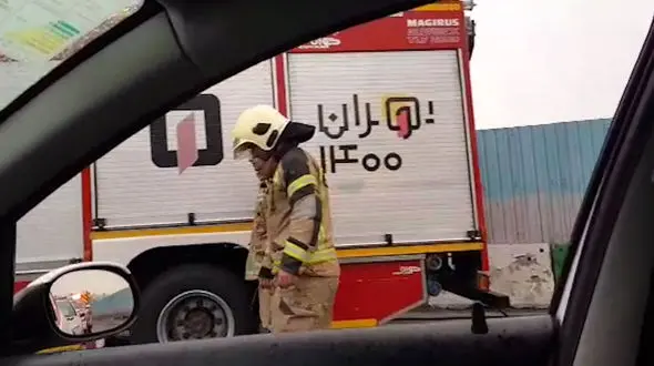 فیلم تصادف در اتوبان امام علی / صبح امروز رخ داد