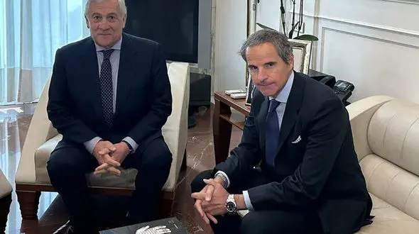 رایزنی وزیر خارجه ایتالیا و گروسی درباره مذاکرات هسته‌ ای ایران