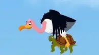 فیلم انیمیشن لاک پشت و کرکس