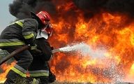 آتش سوزی هولناک در کارخانه زغال زنگ شیراز