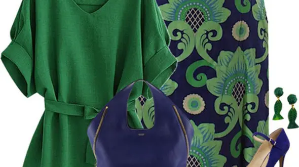 در سال جدید لباس سبز و آبی بپوشید 