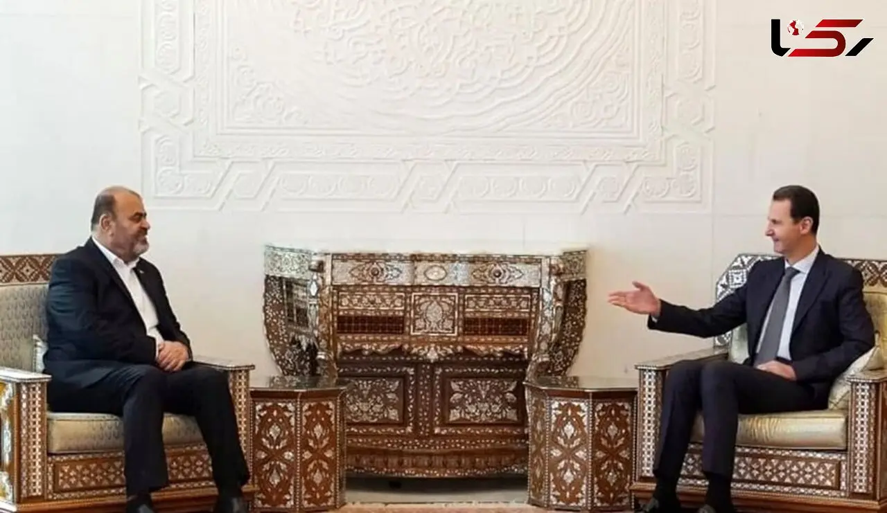  رستم قاسمی با بشار اسد دیدار کرد