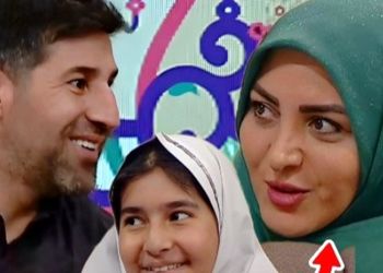 فیلم / گیج شدن المیرا شریفی‌مقدم از اسم دخترای هاشم بیک زاده وسط برنامه زنده ! / این اسمارو کی انتخاب کرده ؟! ...