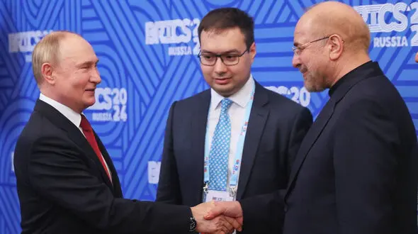 قالیباف و پوتین با یکدیگر دیدار کردند