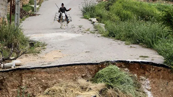 رانش زمین راه ارتباطی ۷۵ روستای بالادست بابل را قطع کرد 