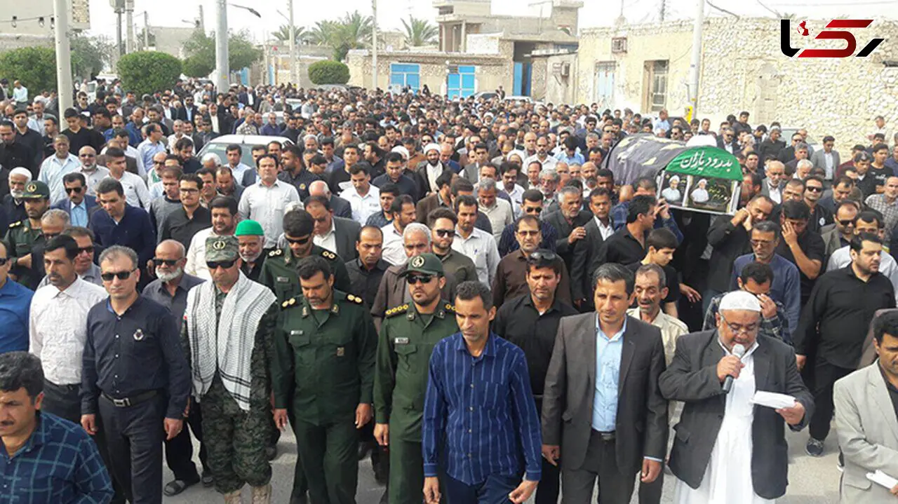 پیکر نماینده سابق جنوب بوشهر تشییع شد+تصاویر
